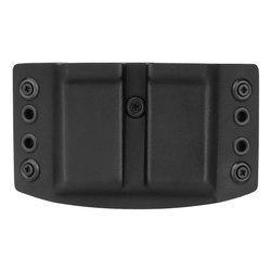DOUBLETAP GEAR - Ładownica Kydex zewnętrzna OWB na dwa magazynki do CZ Shadow, Walther P99 - Czarny