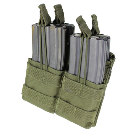 Condor - Double Stacker M4 Mag Pouch - Zielony OD - MA43-001