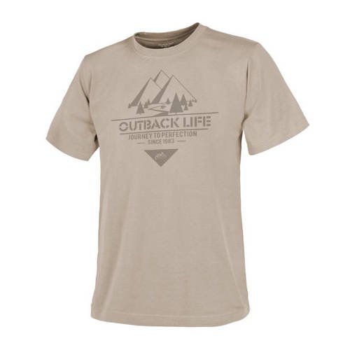Helikon - Koszulka T-Shirt Outback Life - Khaki - TS-OBL-CO-13