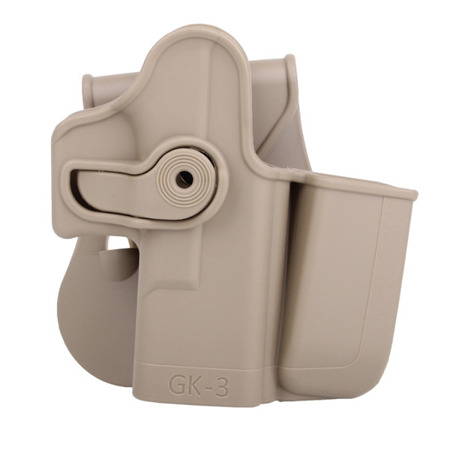 IMI Defense - Kabura Roto Paddle Holster - Glock 17/19/22/23/31 - Tan