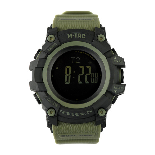M-Tac - Zegarek taktyczny Adventure - Czarny/Oliwkowy - 50005001