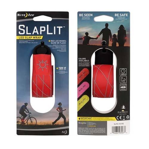 Nite Ize - SlapLit LED Slap Wrap - Ver.2 - Czerwony - SLP2-10-R3