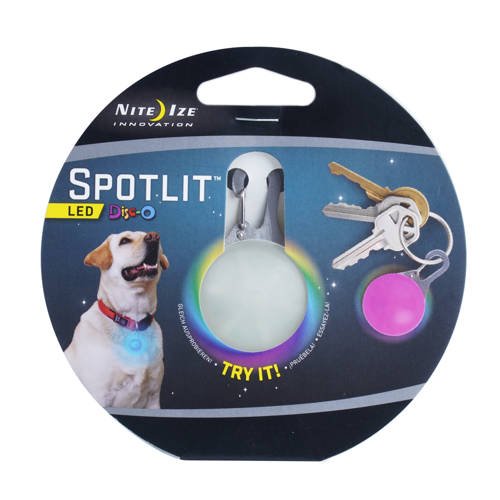 Nite Ize - SpotLit™ LED Collar Light - Disc-O - SLG-03-07