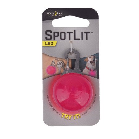 Nite Ize - SpotLit™ LED Collar Light - Eco Pkg - Różowy - SLG12-06-02